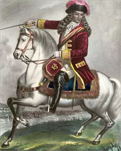 William III. Prince of Orange! At the battle of the Boyne