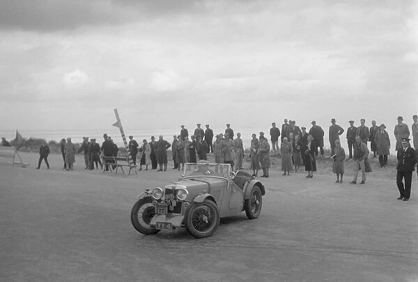 MG J2 of AWF Smith competing in the RSAC Scottish Rally, 1934. Artist: Bill Brunell