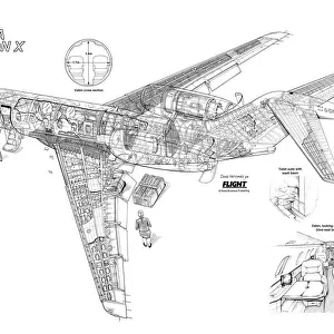 Popular Themes Poster Print Collection: Cessna Cutaway
