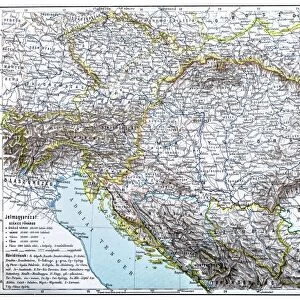 Maps and Charts Framed Print Collection: Kosovo