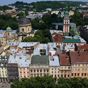 Aerial Photography Pillow Collection: Poland